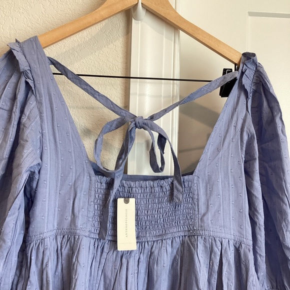 Pilcro Anthropologie Long-Sleeve Babydoll Mini Dress - Picture 11 of 14